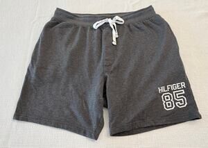 Tommy Hilfiger HILFIGER 85 Sweat Shorts Gray Drawstring Men’s L